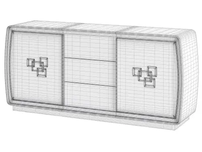 NARCISO SIDEBOARD Low-poly 3D model