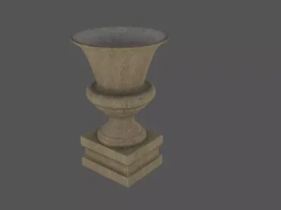 Garden Urn 3D model
