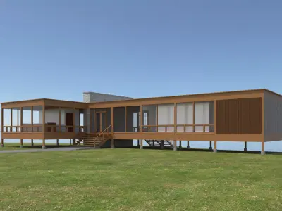 House-012 - Summer House 3D model
