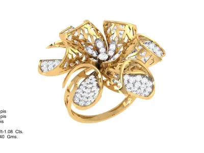  Women Ring MTL 3dm STL OBJ FBX Details 3D print model 69