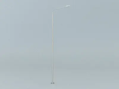 laos Street Lamp Low-poly 3D model