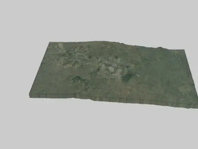 Blantyre City Low-poly 3D model