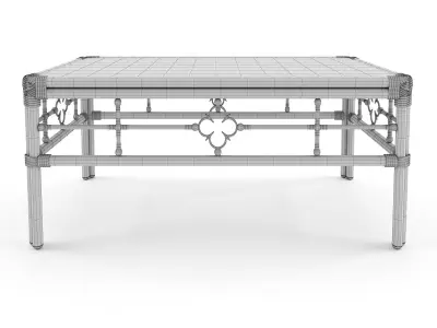 Rectangular Cocktail Table Mimi by Celerie Kemble 3D model