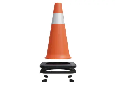Traffic Cone 3D model
