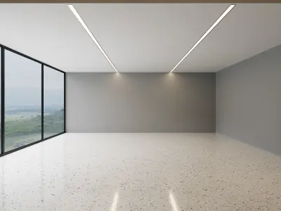 Empty interior 3D model