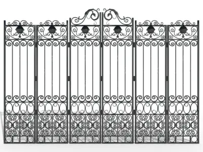 Metal Gate 3D model