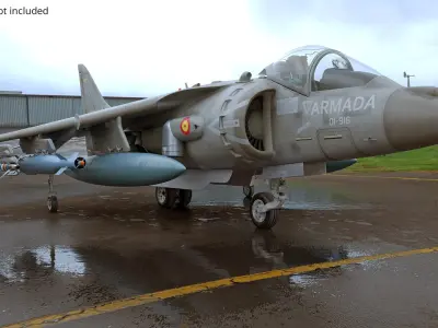  Harrier II Strike Jet Italian Navy Rigged 