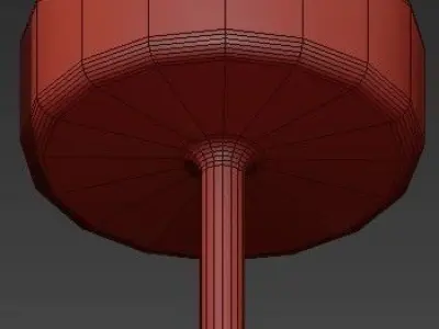 Minimalist Nordic Art Deco Pendant Lamp 3D model