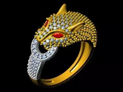TIGER RING 3D model