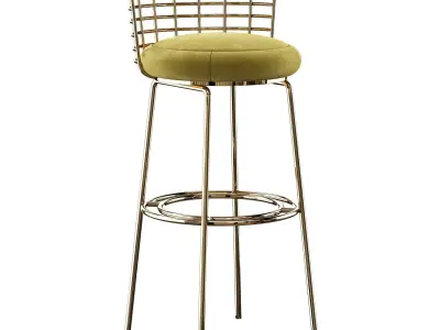 BAR CHAIR BERRY Low-poly 3D model