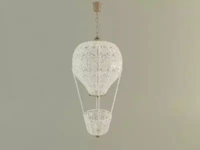 Baloon chandlier Low-poly 3D model