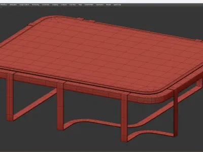 CHARISMA cofe table Low-poly 3D model