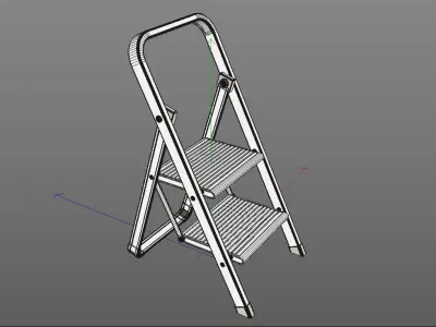 Kitchen stairs or small ladder 3D model