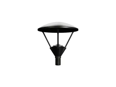 Lantern-10 light post with dome on top 3D model