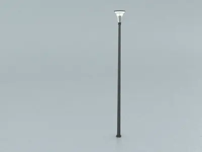 laos Street LED light Low-poly 3D model