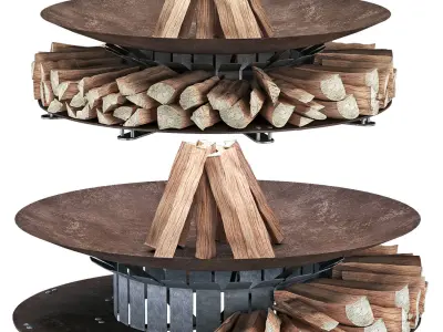 Fuocolo fire pit 3D model