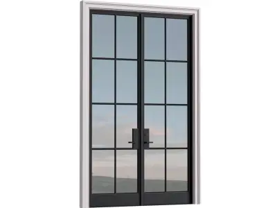 Entrance modern street Doors 3D model