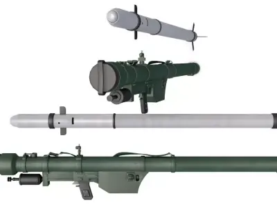 Strela 9K32 Strela-2 3D model