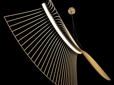 roche bobois parabola suspension 3D model