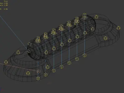 Satellite City Objects - Battery 11 3D model