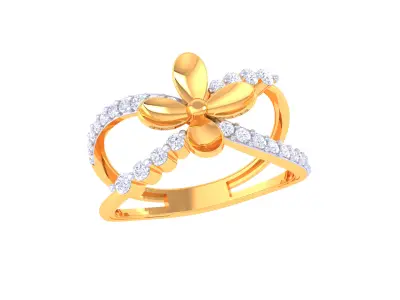 Women Ring  Render 3dm STL OBJ FBX Details 3D print model 317