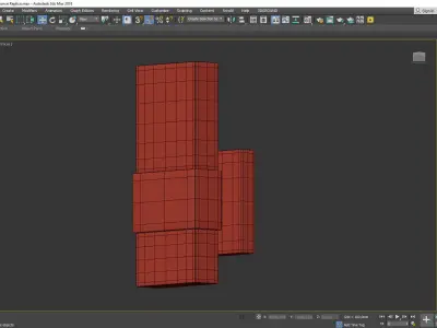 AVAIL BRASS MODERN  Low-poly 3D model
