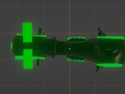 Wind Tron Light Cycle 3D model