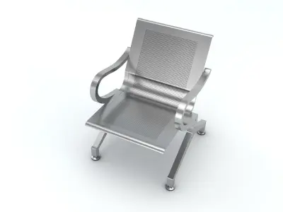 Waiting Chair Free 3D model