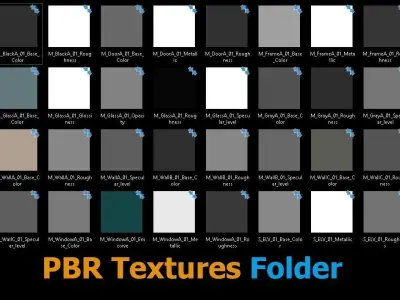 Sci fi Building - VR Low-poly 3D model