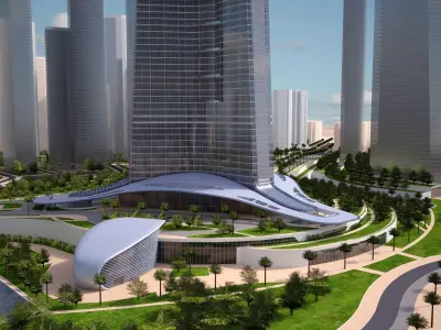 Kingdom Tower Yeddah Burj al-Mamlakah 3D model