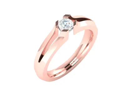 Women Ring  Render 3dm STL OBJ FBX Details 3D print model 356