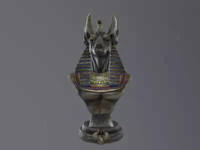 ancient egypt props bundle 3D model
