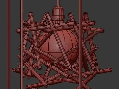 Untitled stardust idl chandelier 3D model
