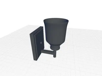 Zeke Light Armed Sconce 3D model