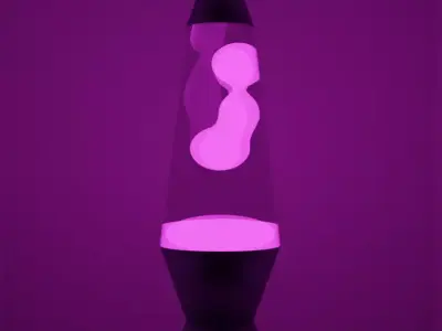 Lava Lamp Free 3D model shop