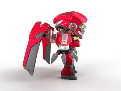 Shatter - Transformer Low-poly 3D model