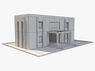 Modern House 8 3D model