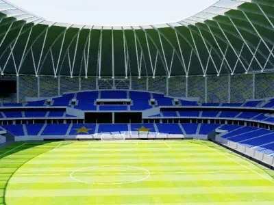 VTB Arena - Moscow Low-poly 3D model