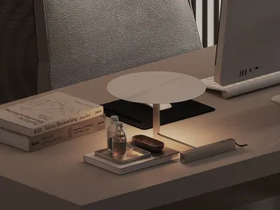office interior design minimalism style 3D model