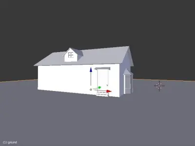 House 3D Module OBJECT  Low-poly 3D model