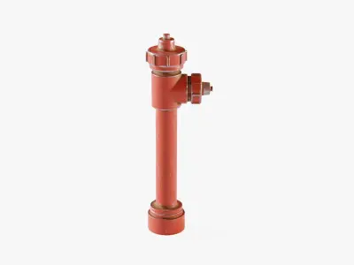 Fire Hydrant Low-poly 3D model
