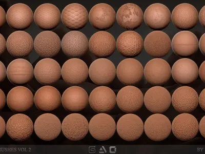 4K Brushes Skin Seamless and Tileable Texture