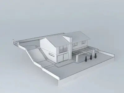 House of brko Free 3D model