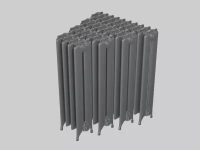 Epoca Cast Iron Radiator 2C Collection 3D model