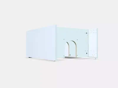METOD Wall cb frm f b-in extractor hood 3 Low-poly 3D model