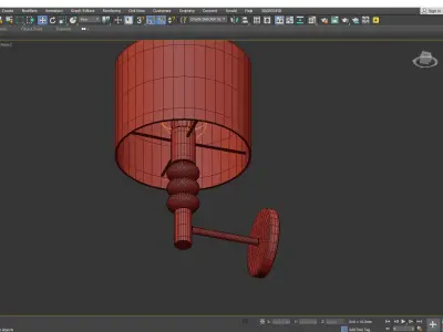 Maytoni sconce lincoln Low-poly 3D model