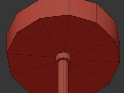 SP008 modern brass pendant light 3D model