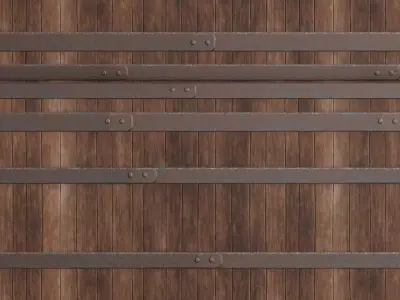 Medieval Ornate Wood Library Drawers PBR Seamless Texture