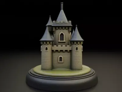castle 3D print model