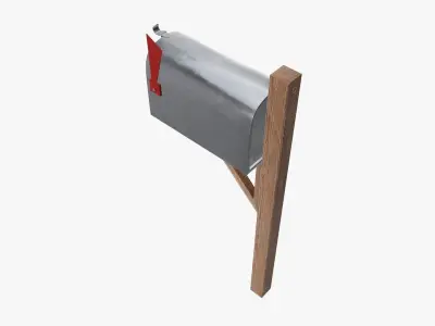 Mailbox classic 02 3D model